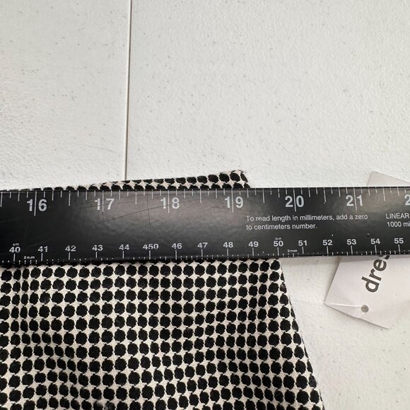 Jones Studio Dressbarn Black White Polka Dot Pencil Skirt 18W Womens Office Wear - Picture 4 of 13